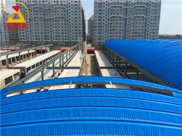 拱形屋頂使用中空間隔式FPR采光帶